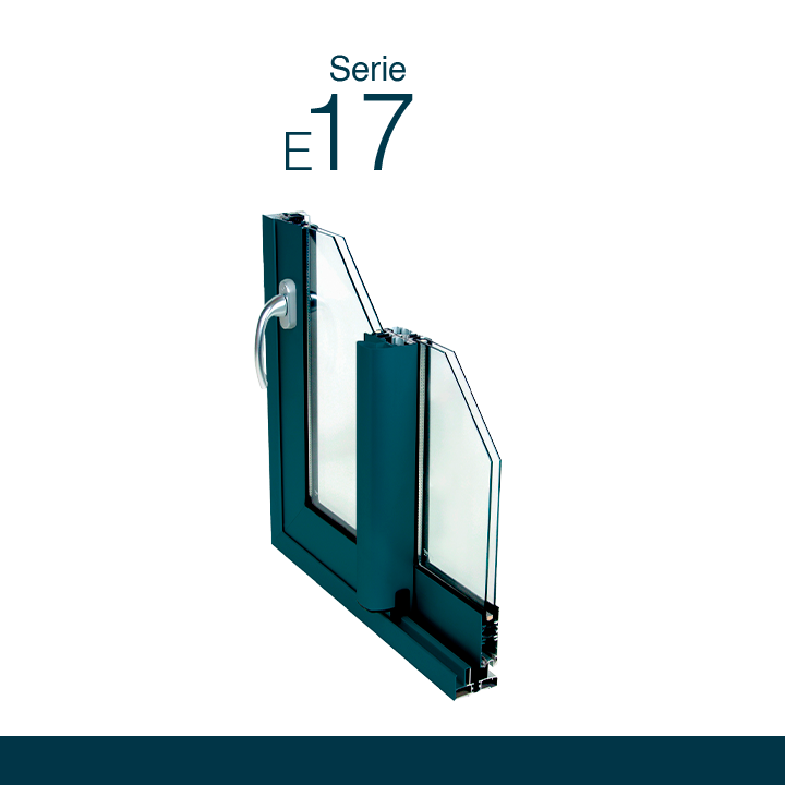 Serie-E17 Sistema de ventana y balconera corredera perimetral con Rotura de Puente Térmico