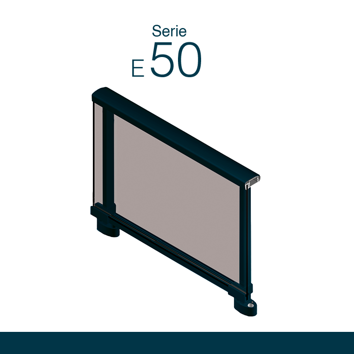 Sistema de Barandilla tradicional colocada sobre forjado o en canto de Losa de escalera