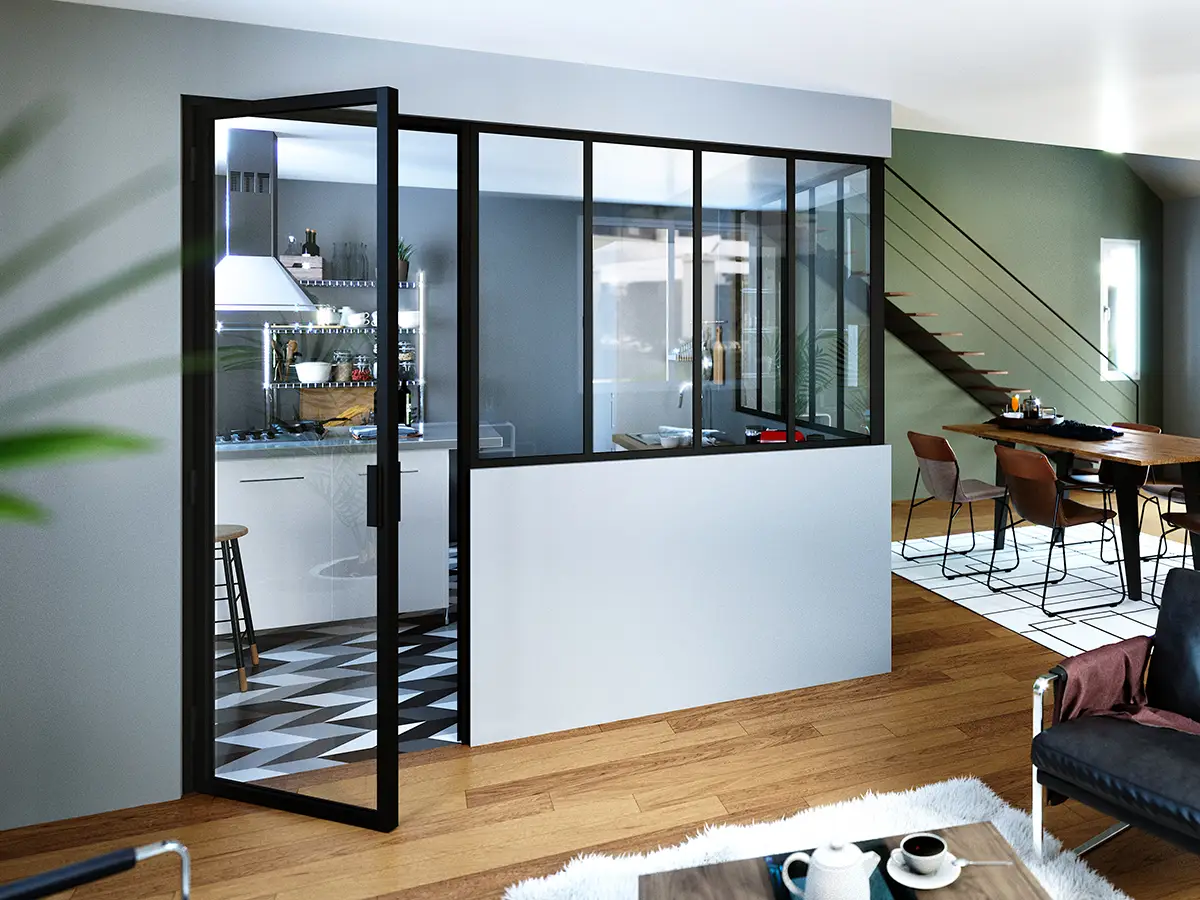 Puerta abatible SERIE E30 de EXTRUAL