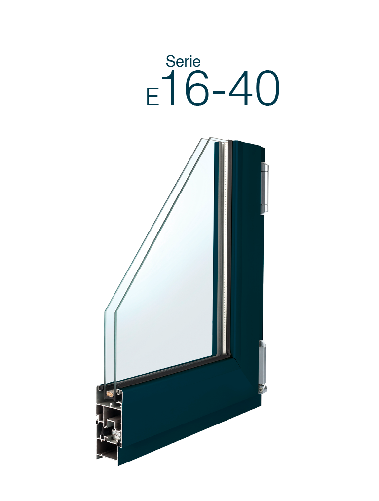 Serie-E16-40 Sistema de Ventana y, Balconera Corredera Perimetral, con una gran variedad de soluciones