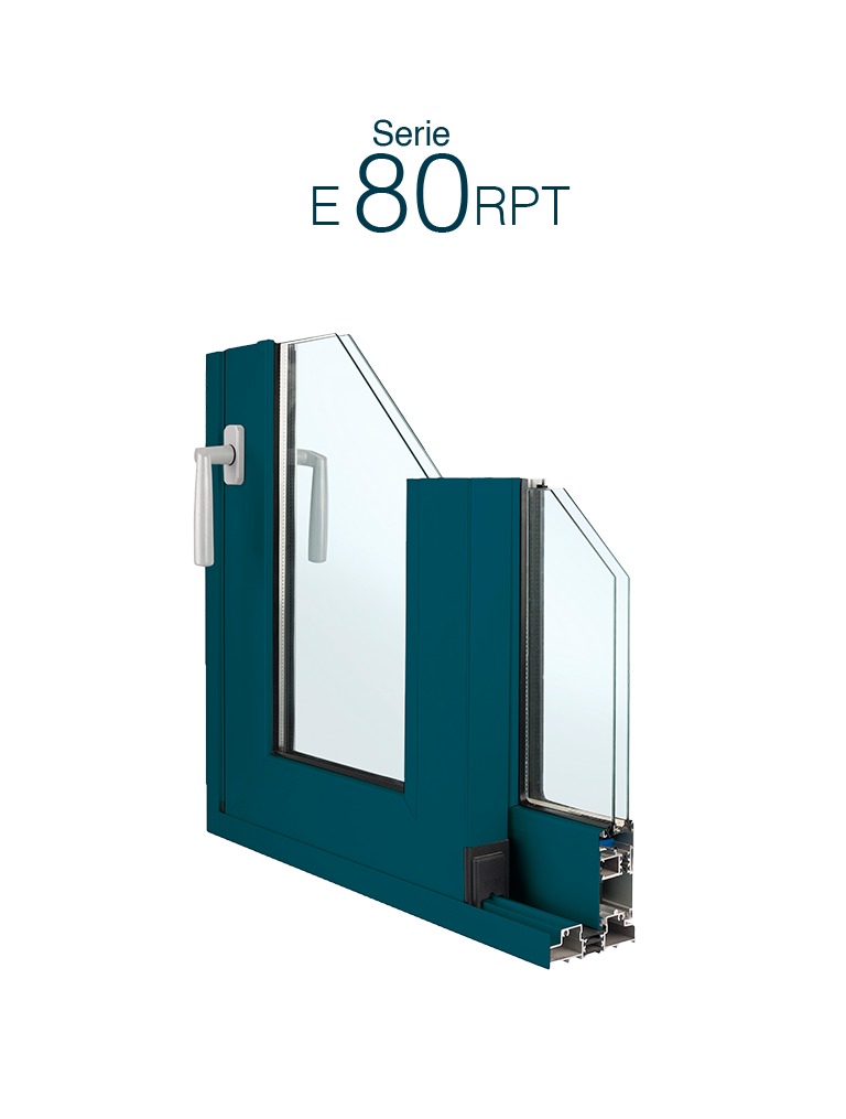 Sistema de ventana y balconera corredera perimetral con Rotura de Puente Térmico para grandes cerramientos